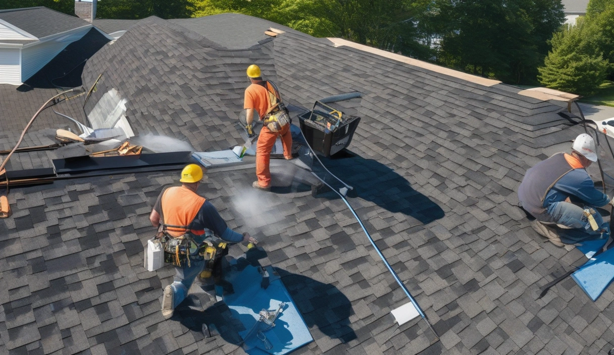 Professional roofing services in Logan, Ohio